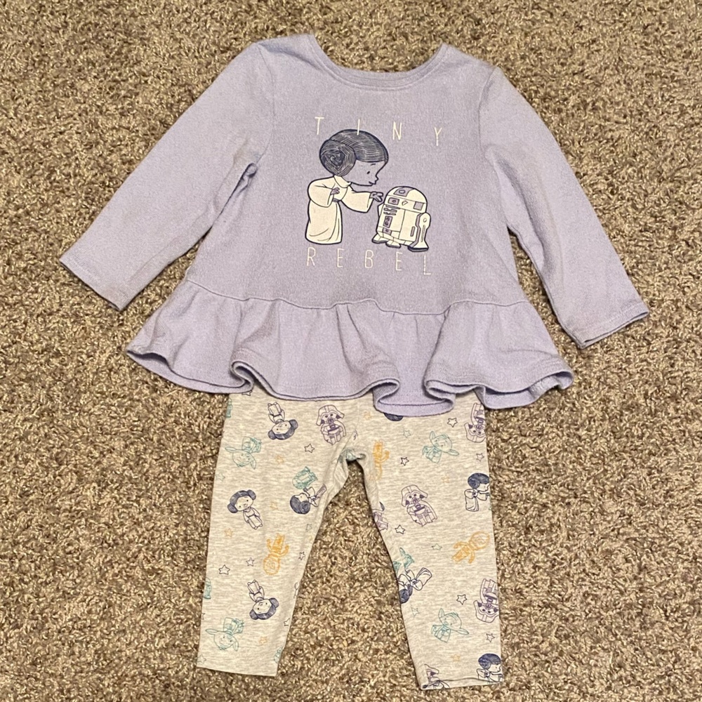 Jumping Beans - Girl’s - 6 Months - Star Wars 2-Piece Outfit